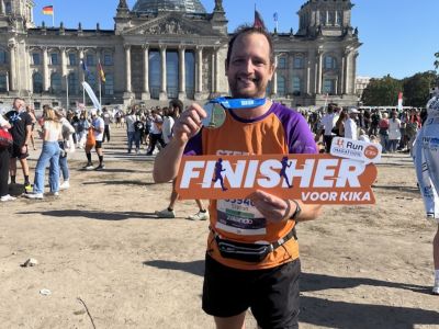 Dankbaar terugkijken op de marathon van Berlijn voor KiKa