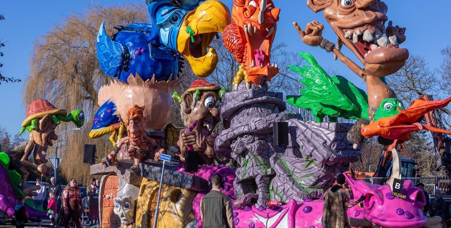 Geurige optocht is neusje van de zalm