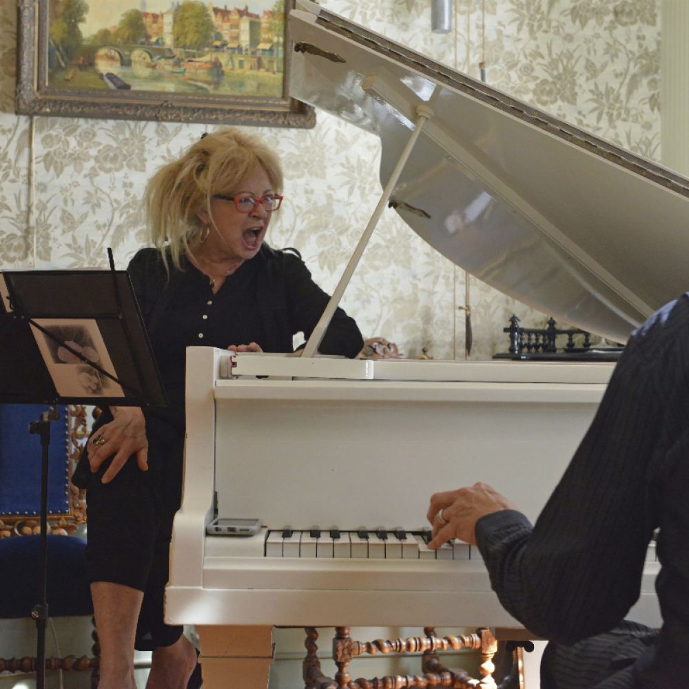 Amerikaanse jazzpianist in  d’Engelenburgh