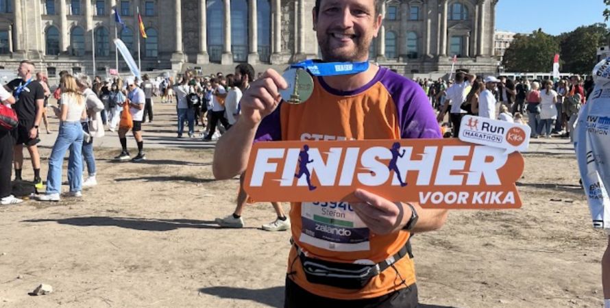 Dankbaar terugkijken op de marathon van Berlijn voor KiKa