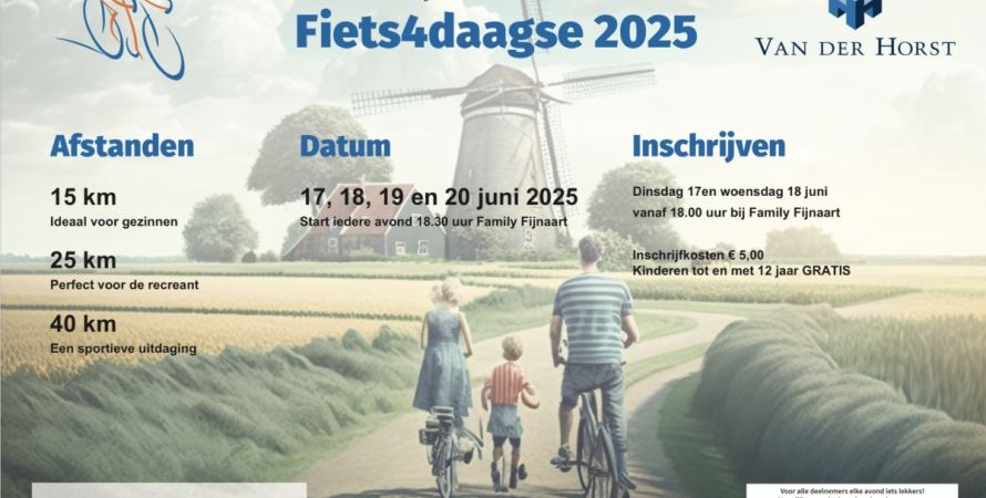 Fijnaartse Fietsvierdaagse 2025