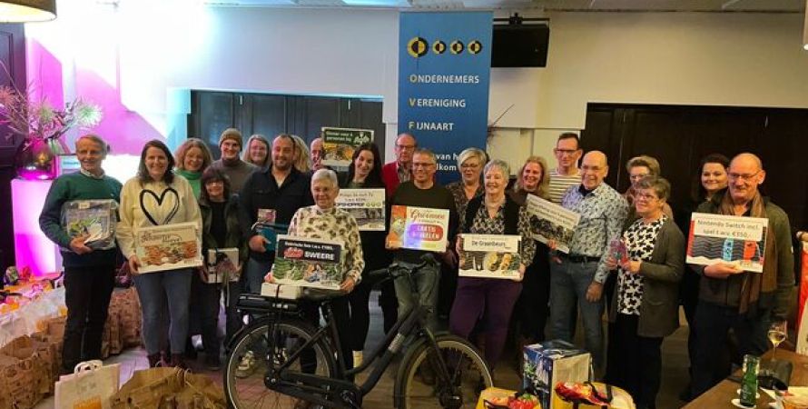 Feestelijke prijzenregen van ondernemersvereniging