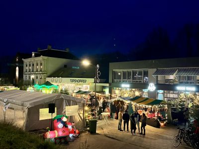 Nagenieten van de kerstfair